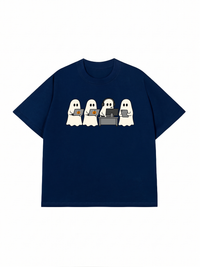 Áo Thun Relaxed Fit Ghost Office Squad