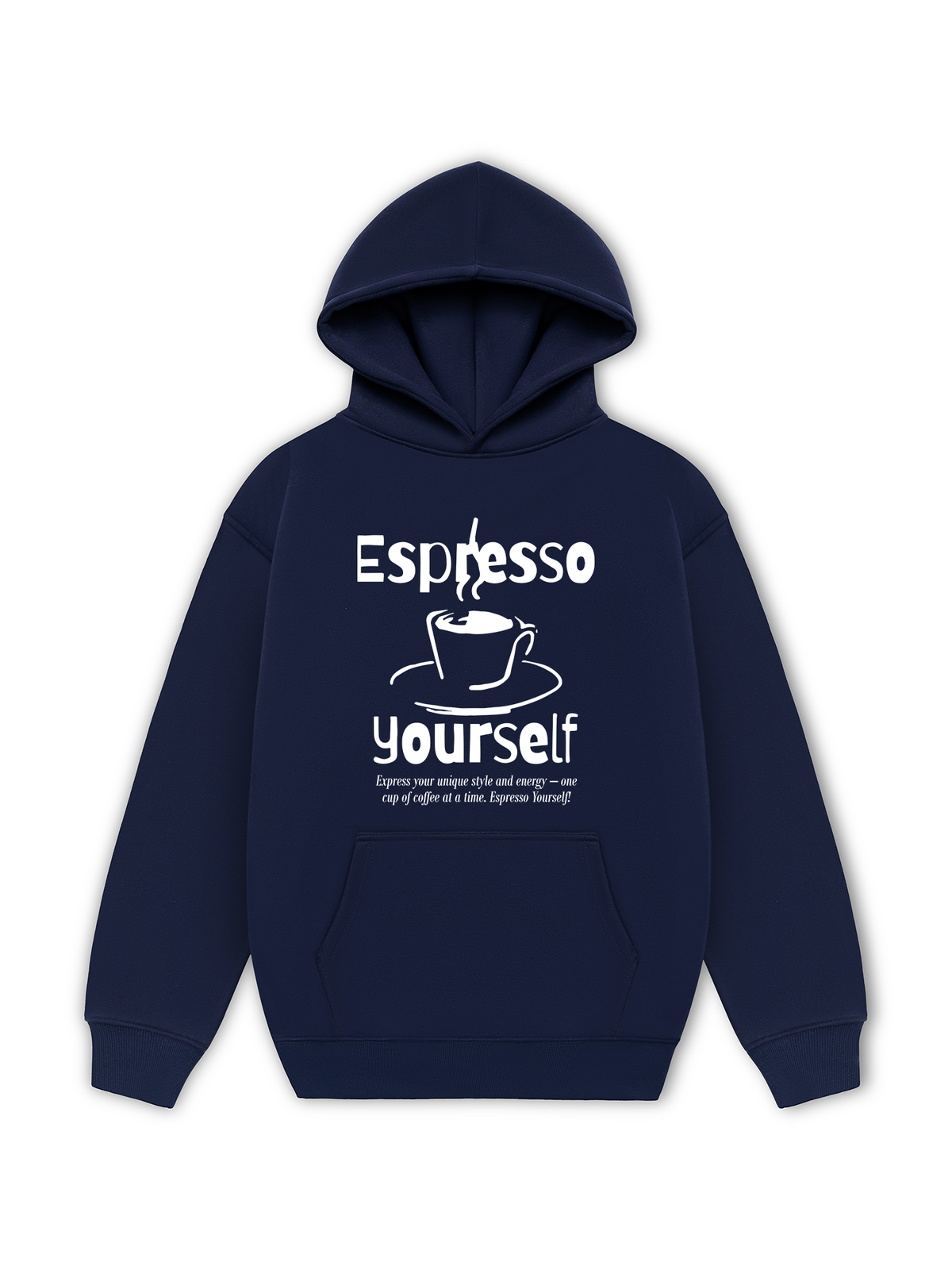 Áo Hoodie Nỉ Hai Da Espresso Yourself