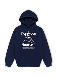 Áo Hoodie Nỉ Hai Da Espresso Yourself