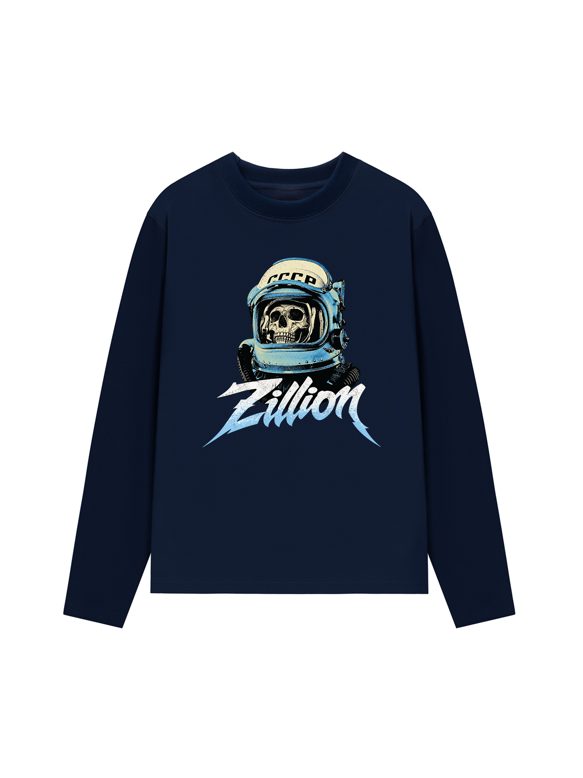 Áo Thun Dài Tay Skull Cosmonaut