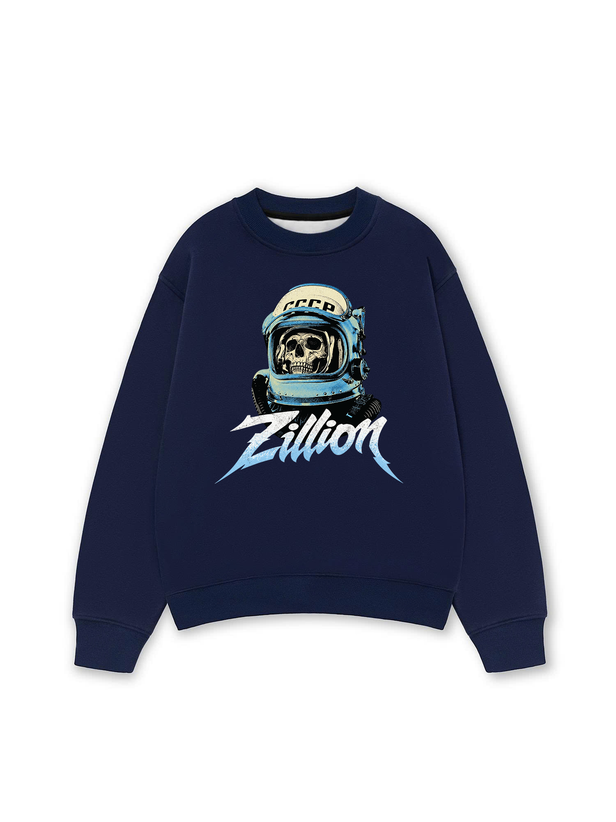 Áo Sweater Nỉ Hai Da Skull Cosmonaut