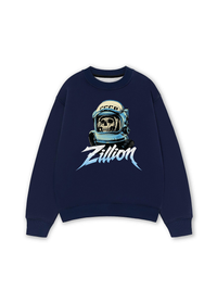 Áo Sweater Nỉ Hai Da Skull Cosmonaut