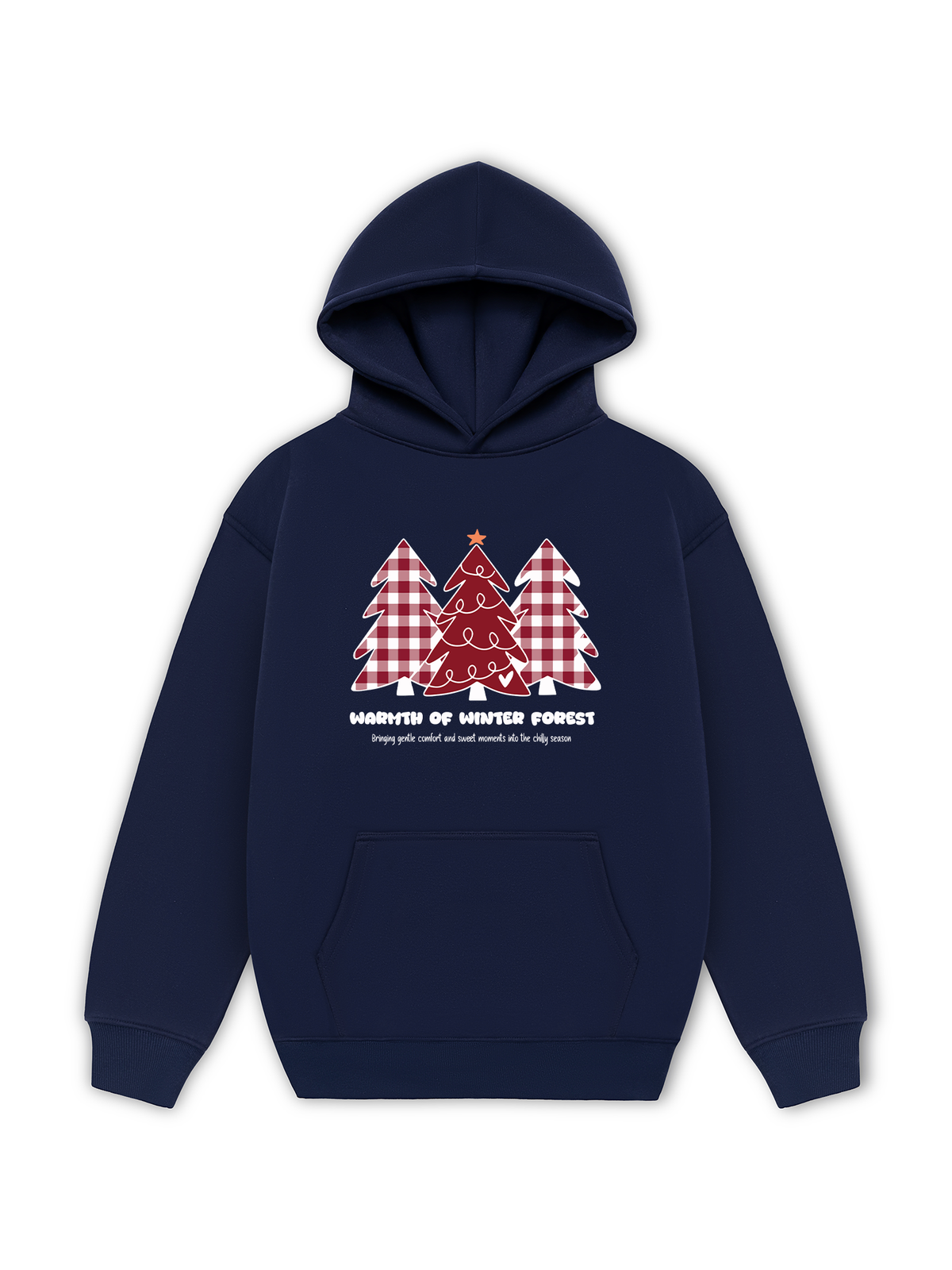 Áo Hoodie Nỉ Hai Da Warmth Of Winter Forest