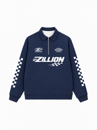 Áo Sweater Polo Nỉ Hai Da Zillion Speed Rush