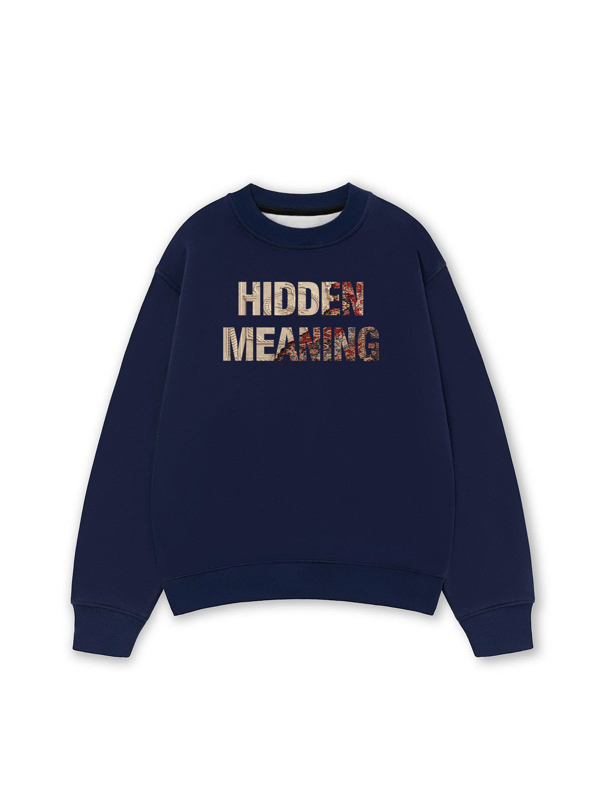 Áo Sweater Nỉ Hai Da Some Truths Stay Hidden