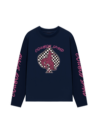 Áo Thun Dài Tay Pink Cowboy Spand