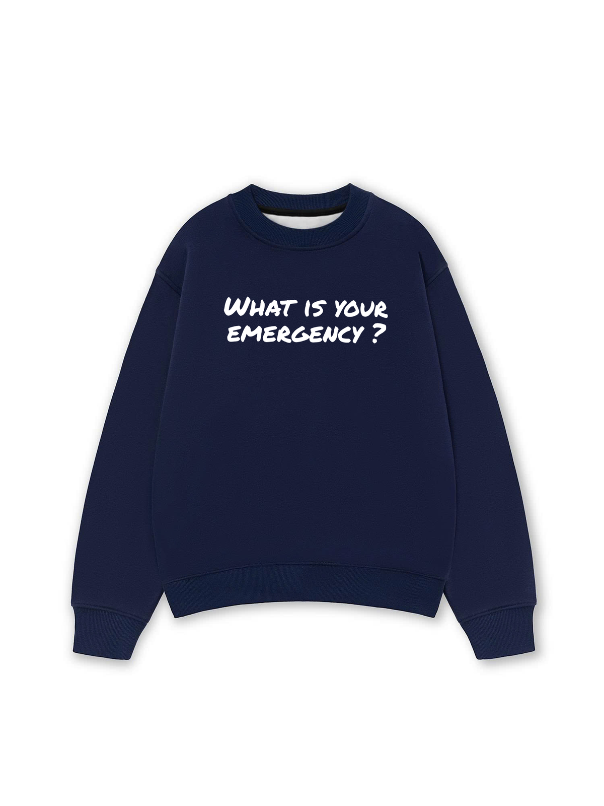 Áo Sweater Nỉ Hai Da Car What Is Your Emergency