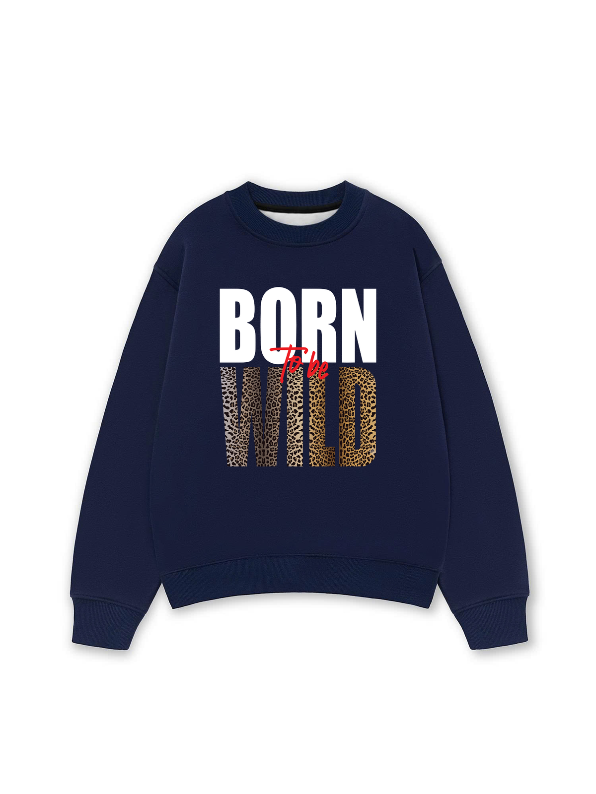 Áo Sweater Nỉ Hai Da Born To Be Wild