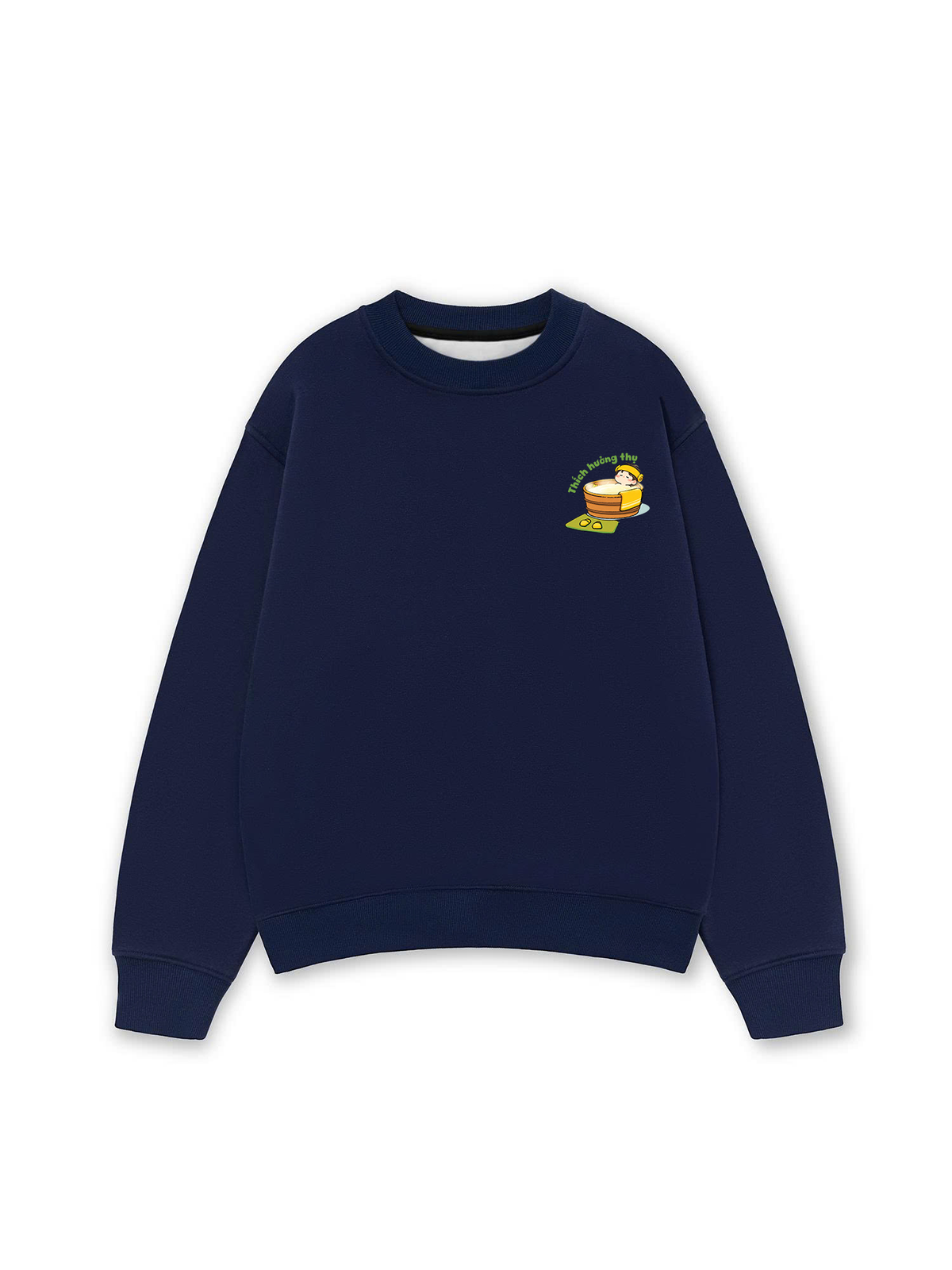 Áo Sweater Nỉ Hai Da Thích Hưởng Thụ