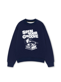 Áo Sweater Nỉ Hai Da Spend Your Groove