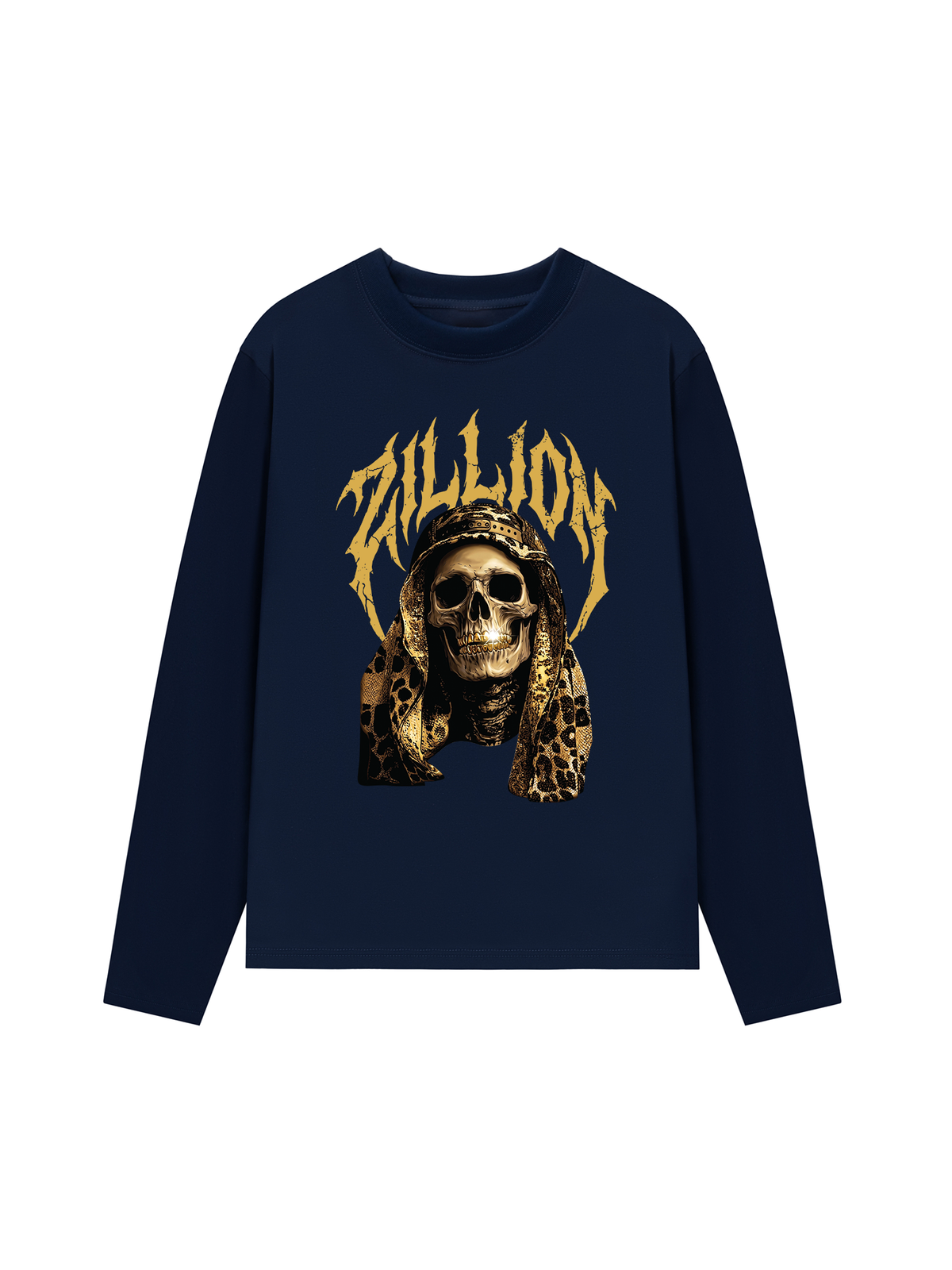 Áo Thun Dài Tay Golden Skull