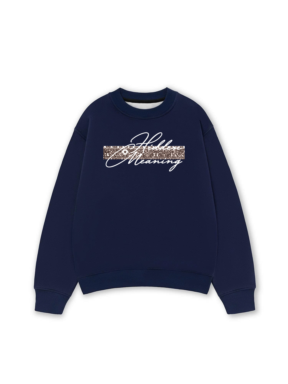 Áo Sweater Nỉ Hai Da Hidden Meaning