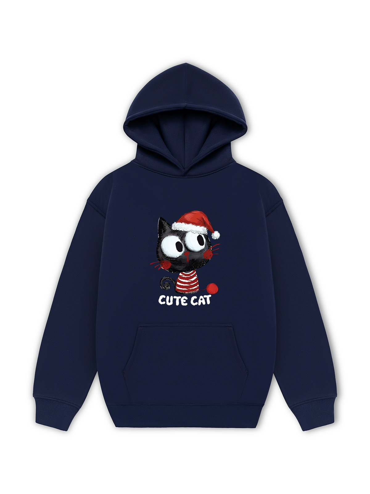 Áo Hoodie Nỉ Hai Da Cute Cat