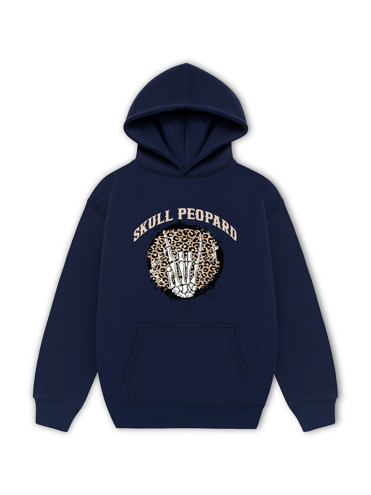 Áo Hoodie Nỉ Hai Da Skull Leopard