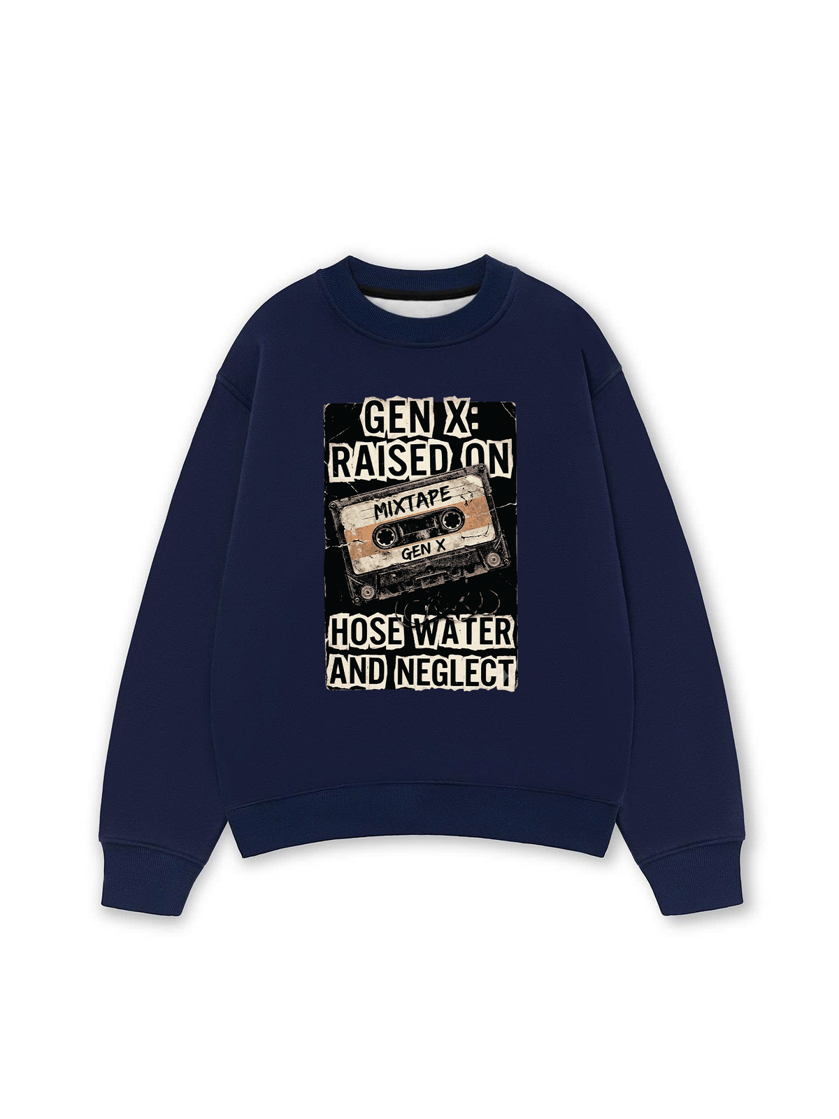 Áo Sweater Nỉ Hai Da Gen X Raised On