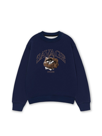 Áo Sweater Nỉ Hai Da Savage Stash