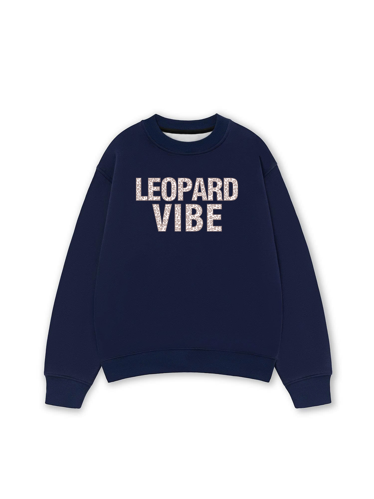 Áo Sweater Nỉ Hai Da Leopard Vibe