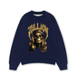 Áo Sweater Nỉ Hai Da Golden Skull