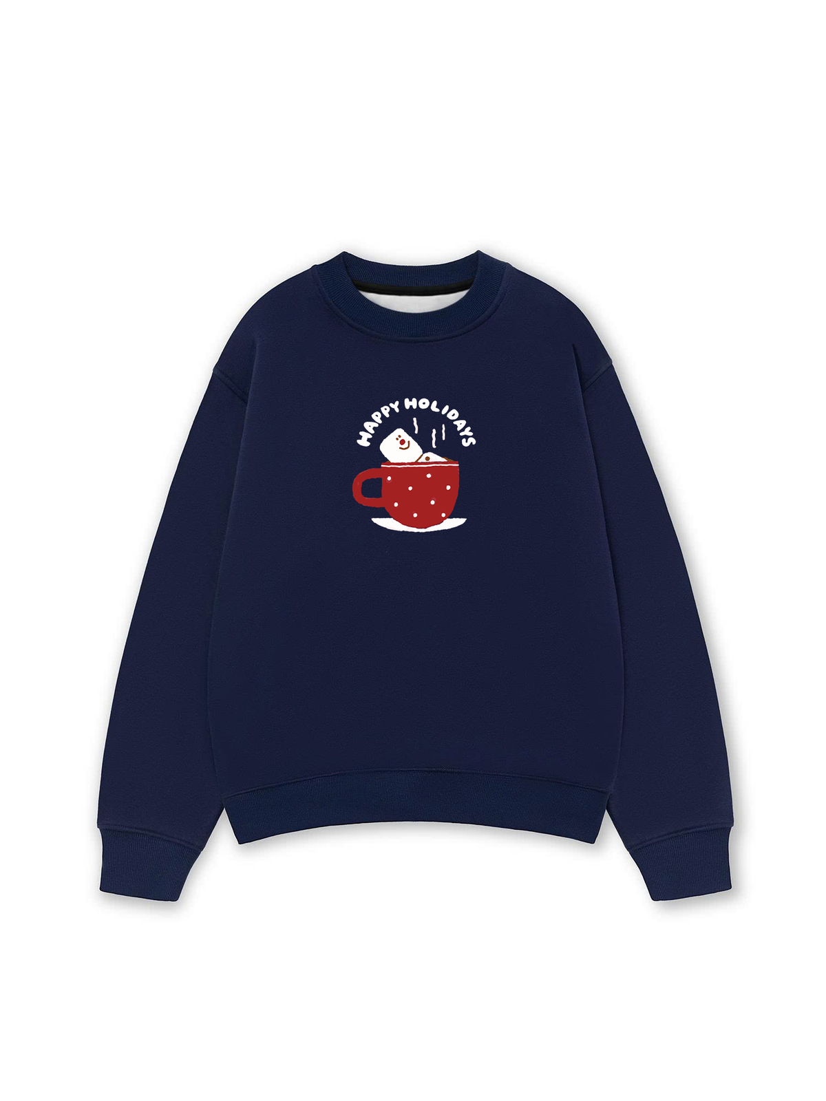 Áo Sweater Nỉ Hai Da Happy Holidays