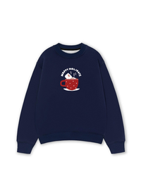 Áo Sweater Nỉ Hai Da Happy Holidays