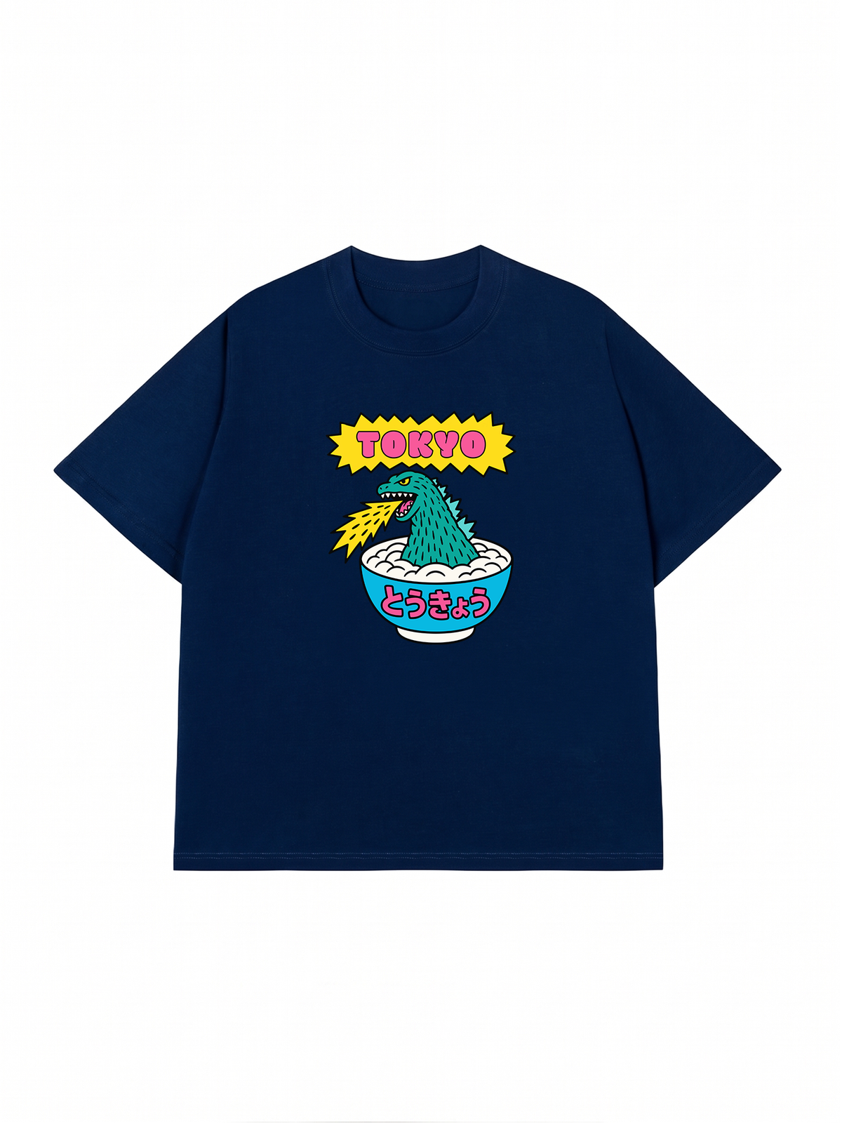 Áo Thun Relaxed Fit Tokyo Kaiju Ramen
