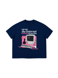 Áo Thun Boxy I Miss When The Internet Was Just A Place