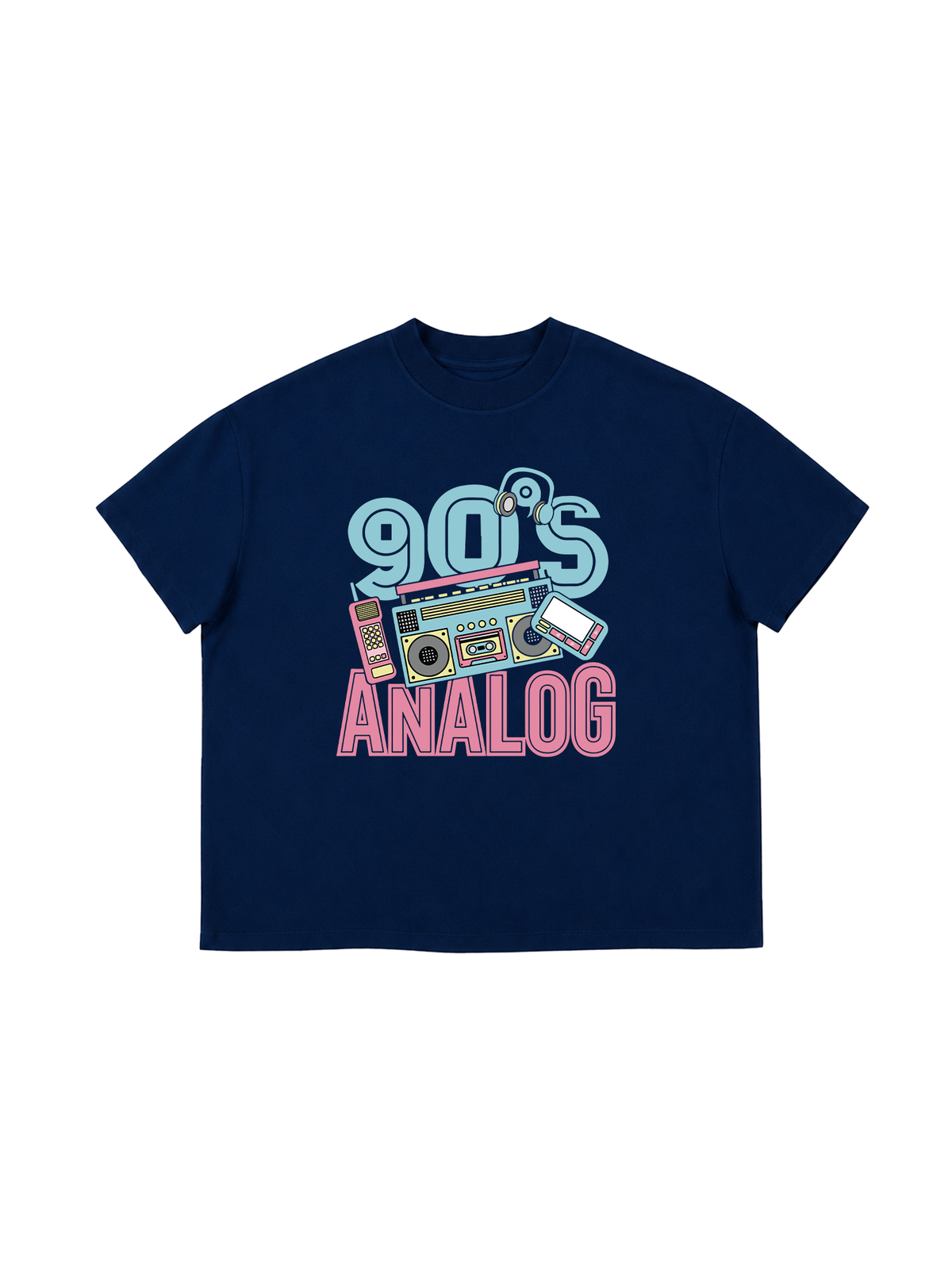 Áo Thun Boxy 90s Analog