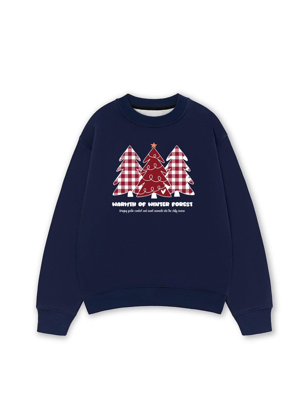 Áo Sweater Nỉ Hai Da Warmth Of Winter Forest