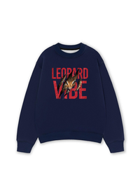 Áo Sweater Nỉ Hai Da Leopard Rip