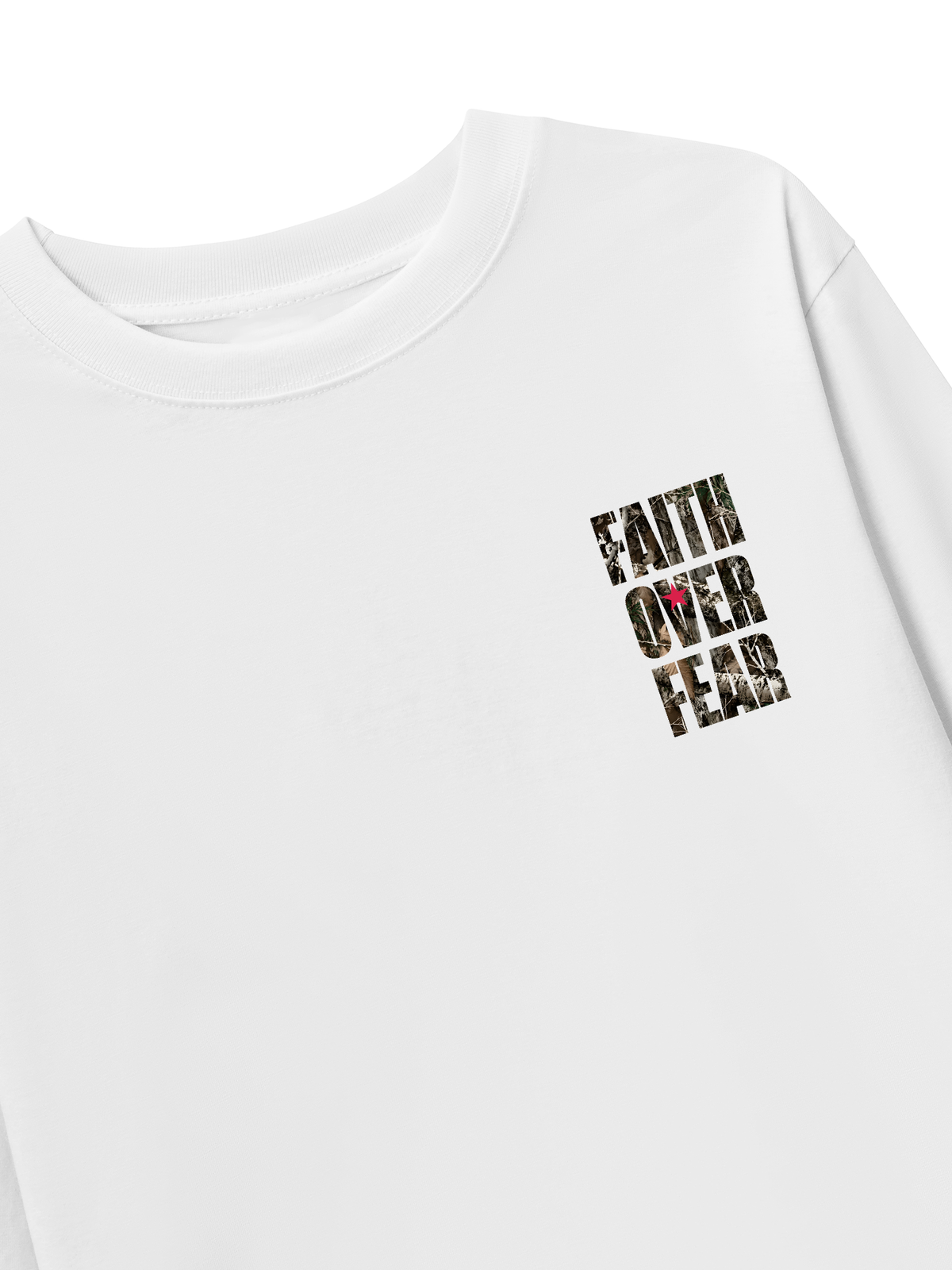 Áo Thun Dài Tay Faith Over Fear