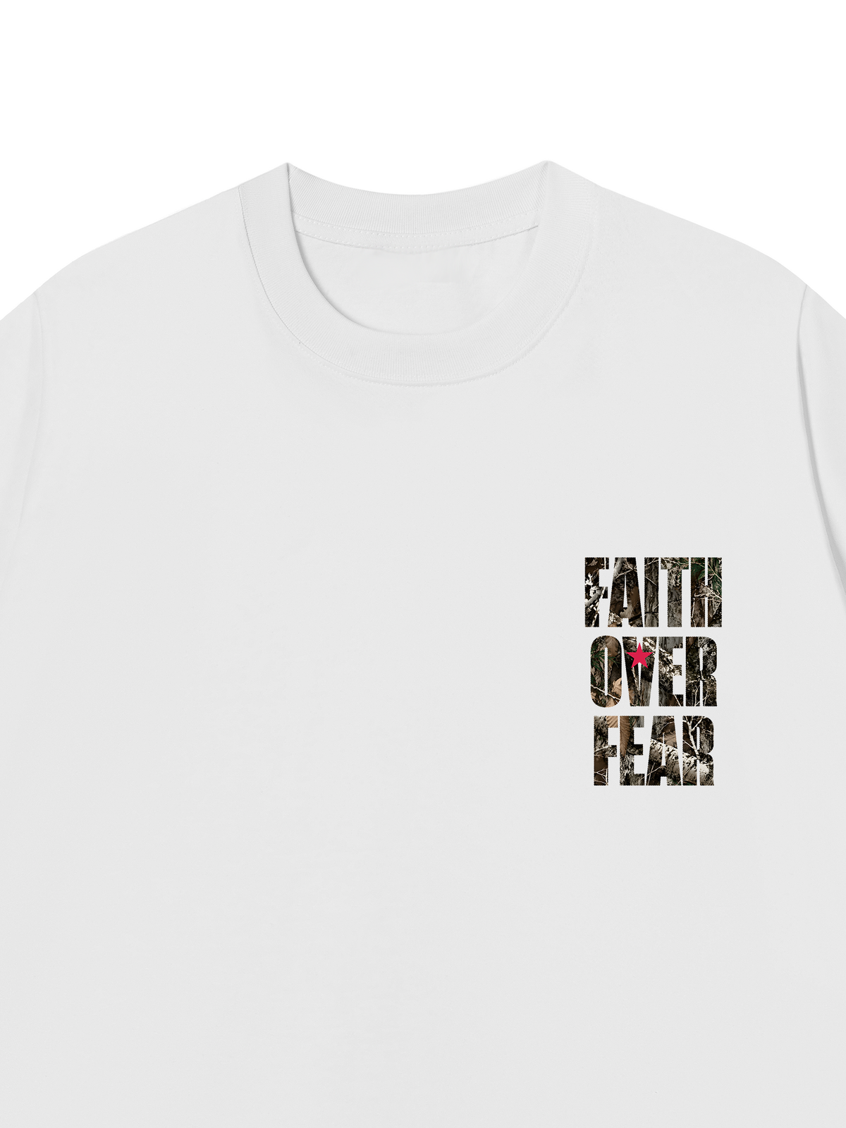 Áo Thun Relaxed Fit Faith Over Fear