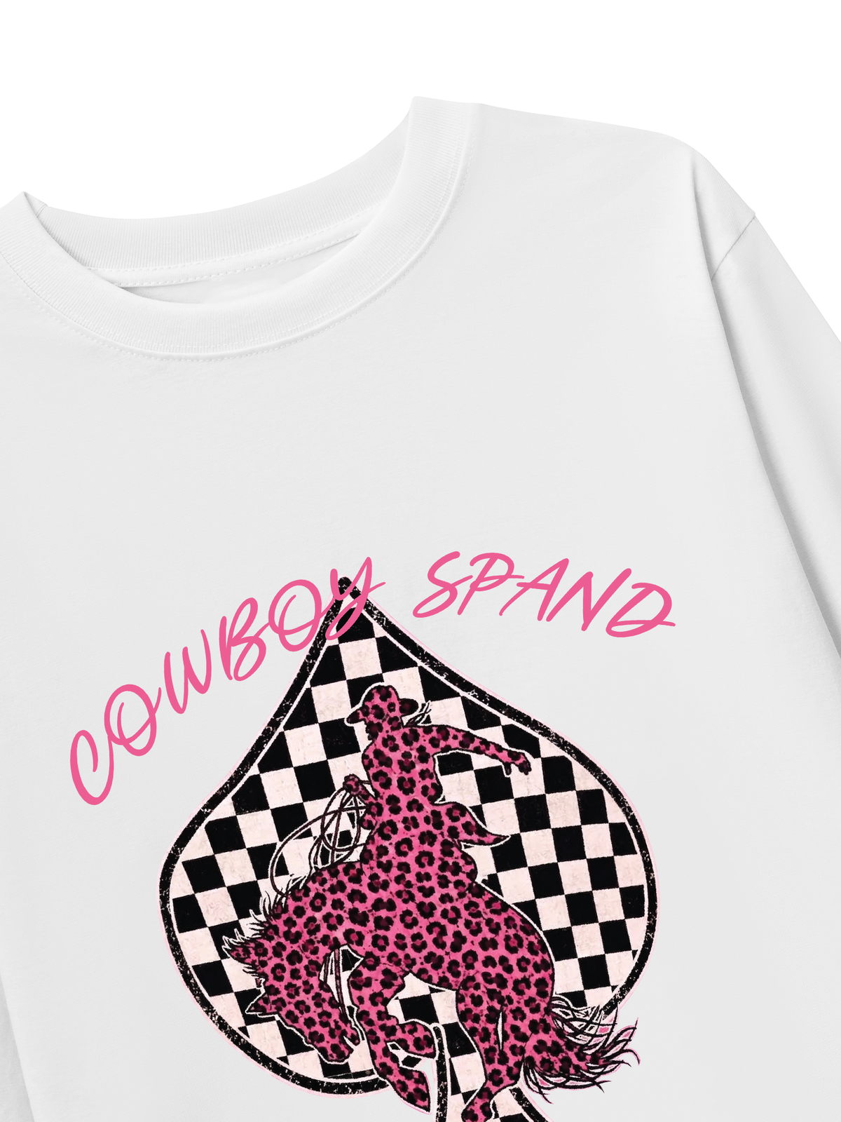 Áo Thun Dài Tay Pink Cowboy Spand