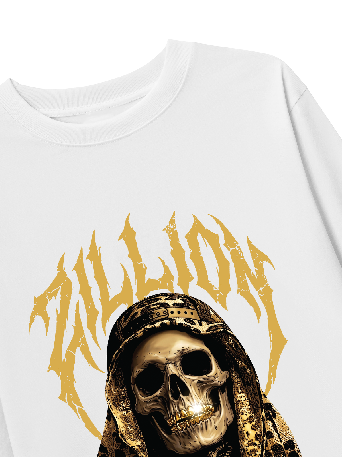 Áo Thun Dài Tay Golden Skull