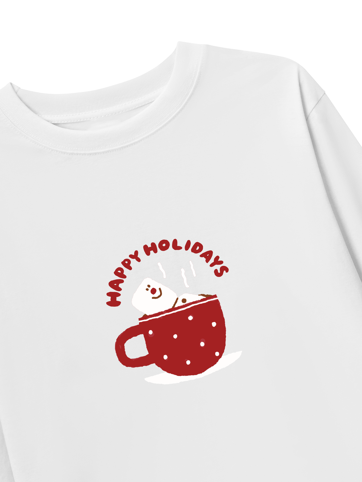 Áo Thun Dài Tay Happy Holidays