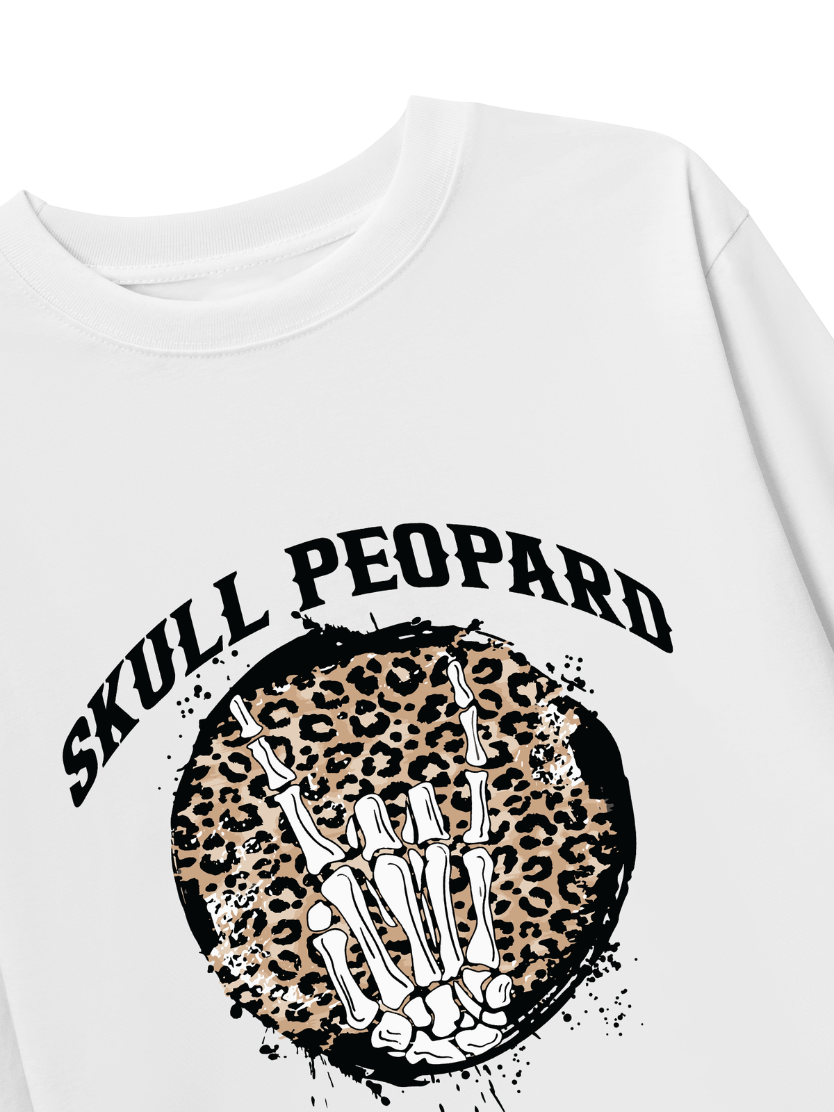Áo Thun Dài Tay Skull Leopard
