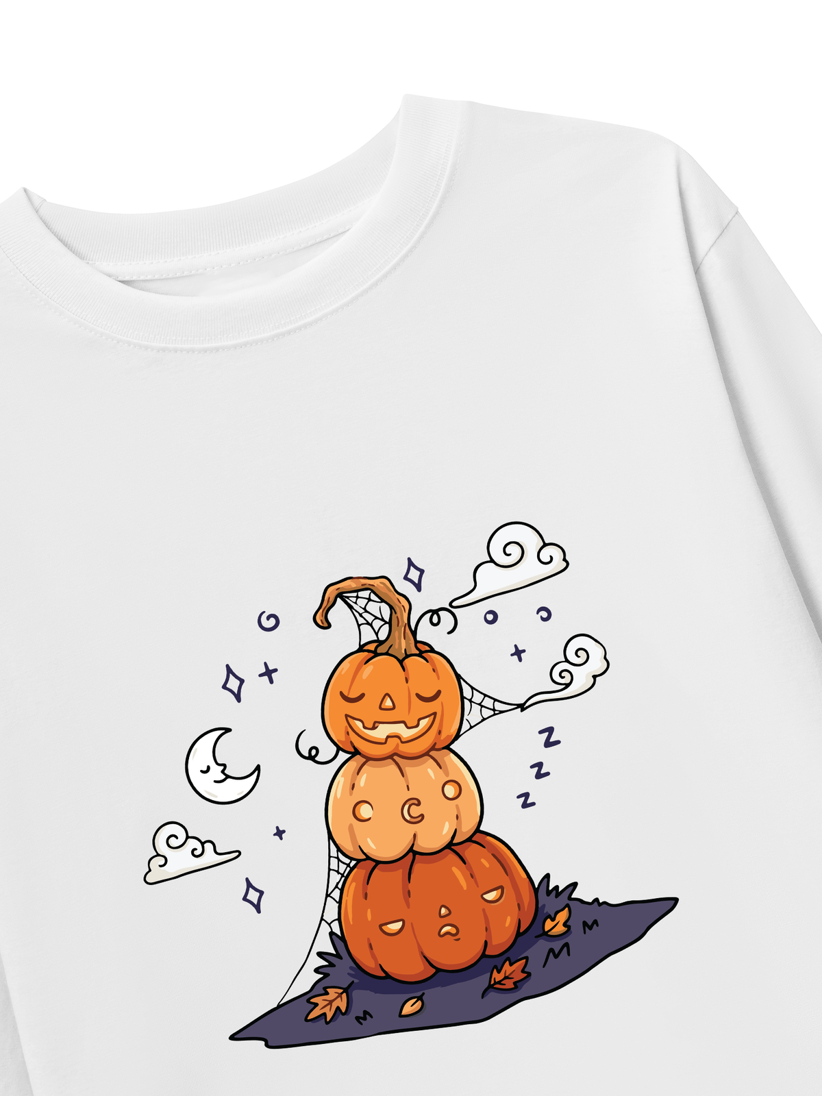 Áo Thun Dài Tay Sleepy Pumpkins
