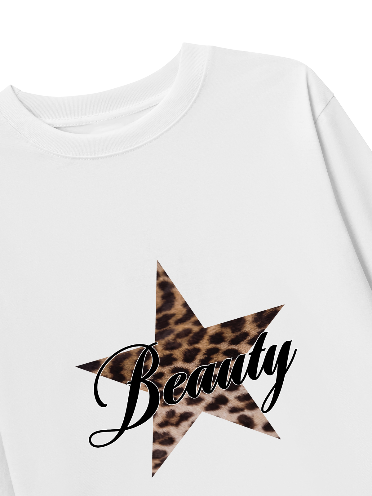 Áo Thun Dài Tay Beauty Leopard Star