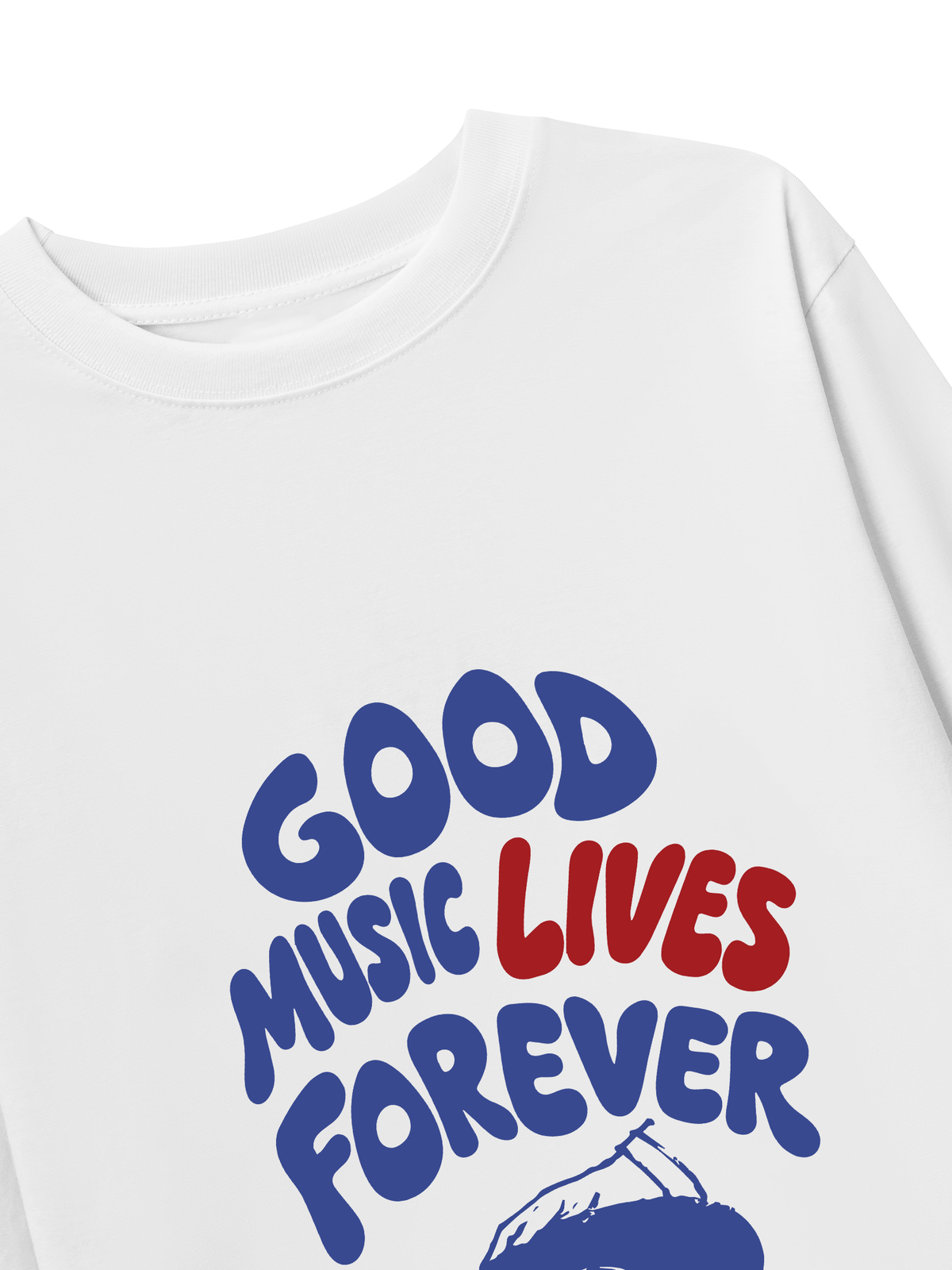 Áo Thun Dài Tay Good Music Lives Forever