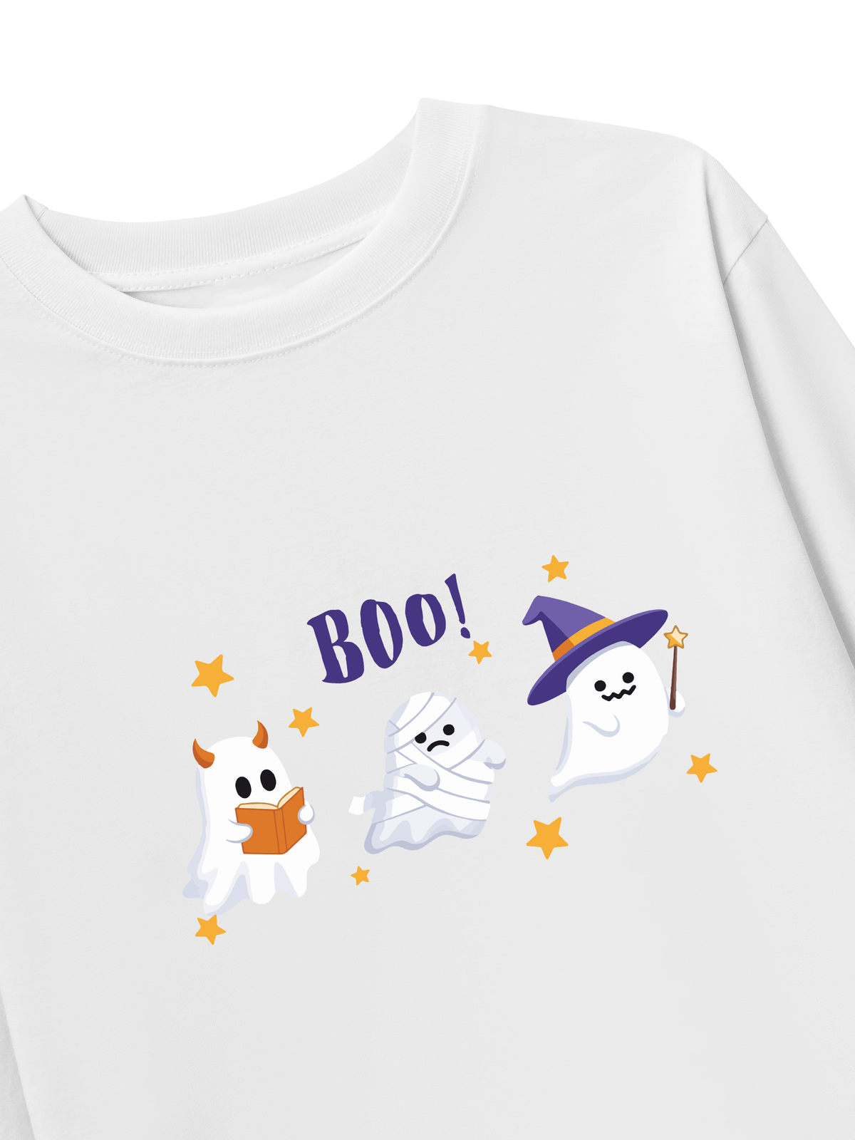 Áo Thun Dài Tay BOO! Ghosts