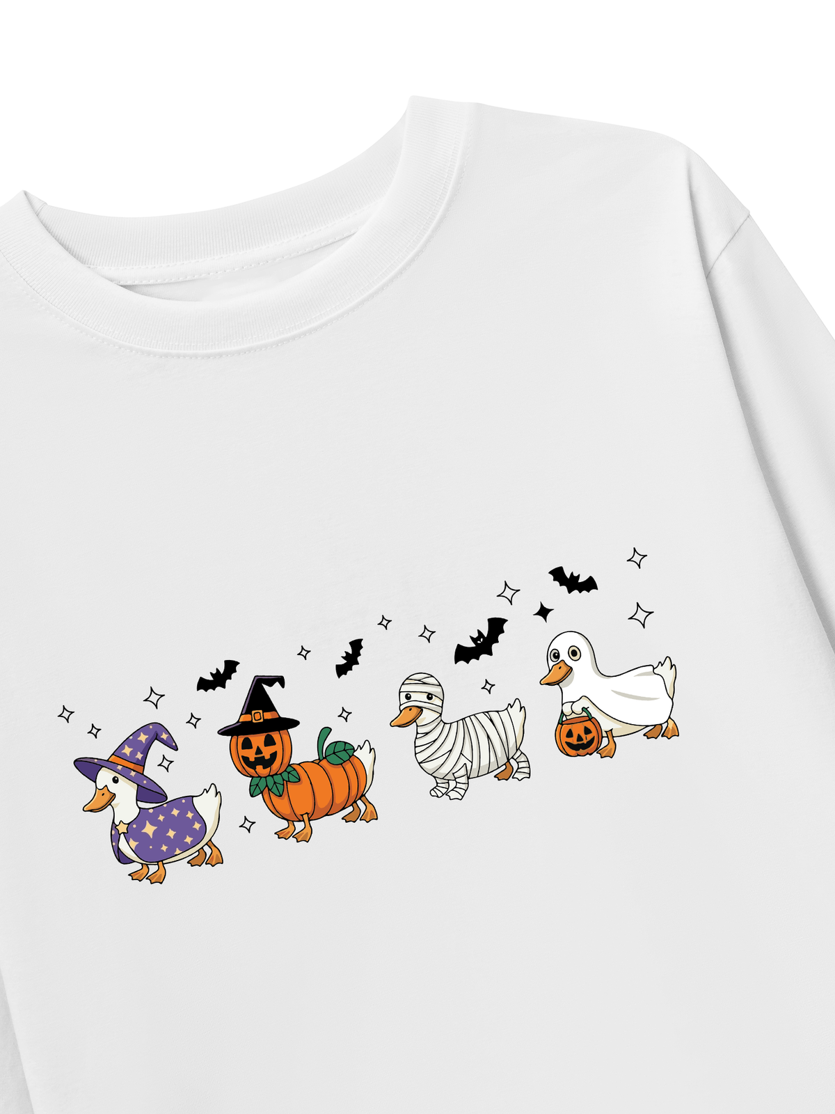 Áo Thun Dài Tay Spooky Ducks