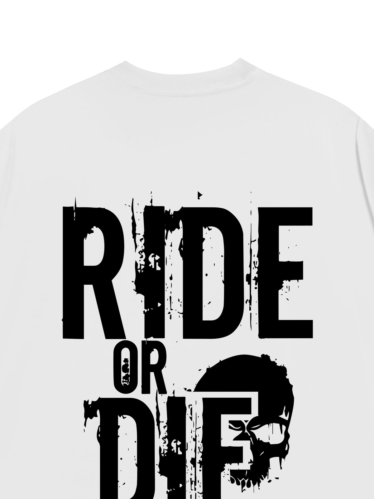 Áo Thun Relaxed Fit Skull Ride Or Die