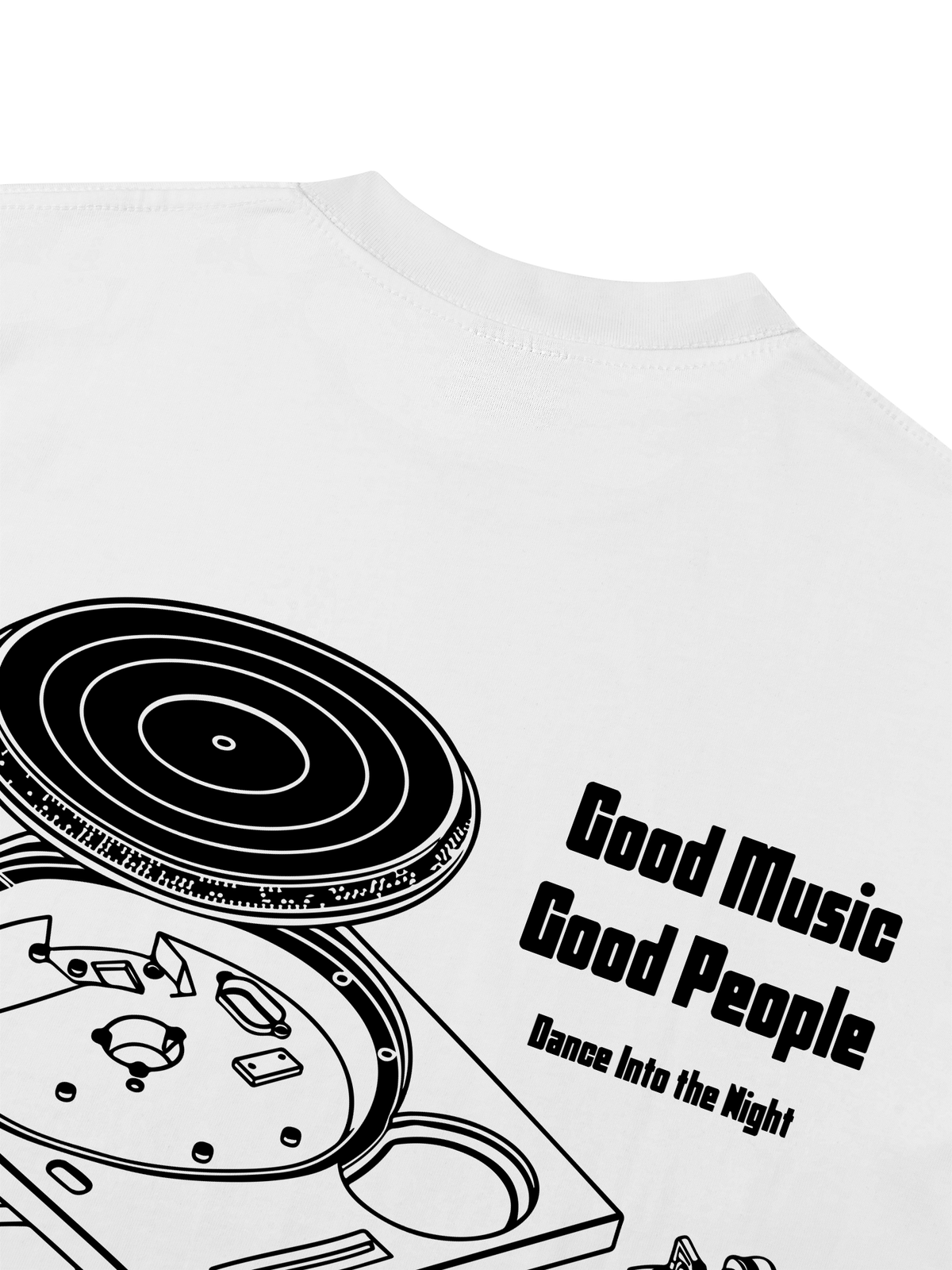 Áo Thun Boxy Good Music Good People