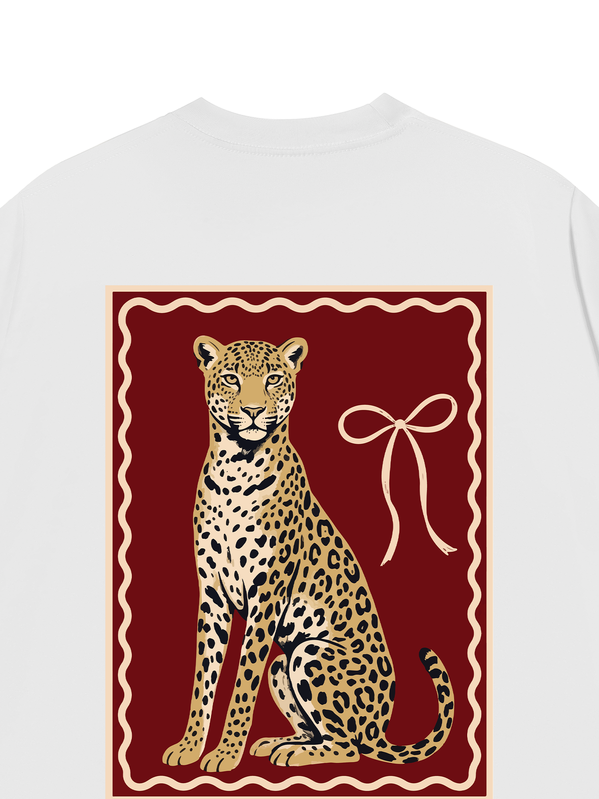 Áo Thun Relaxed Fit Sitting Leopard