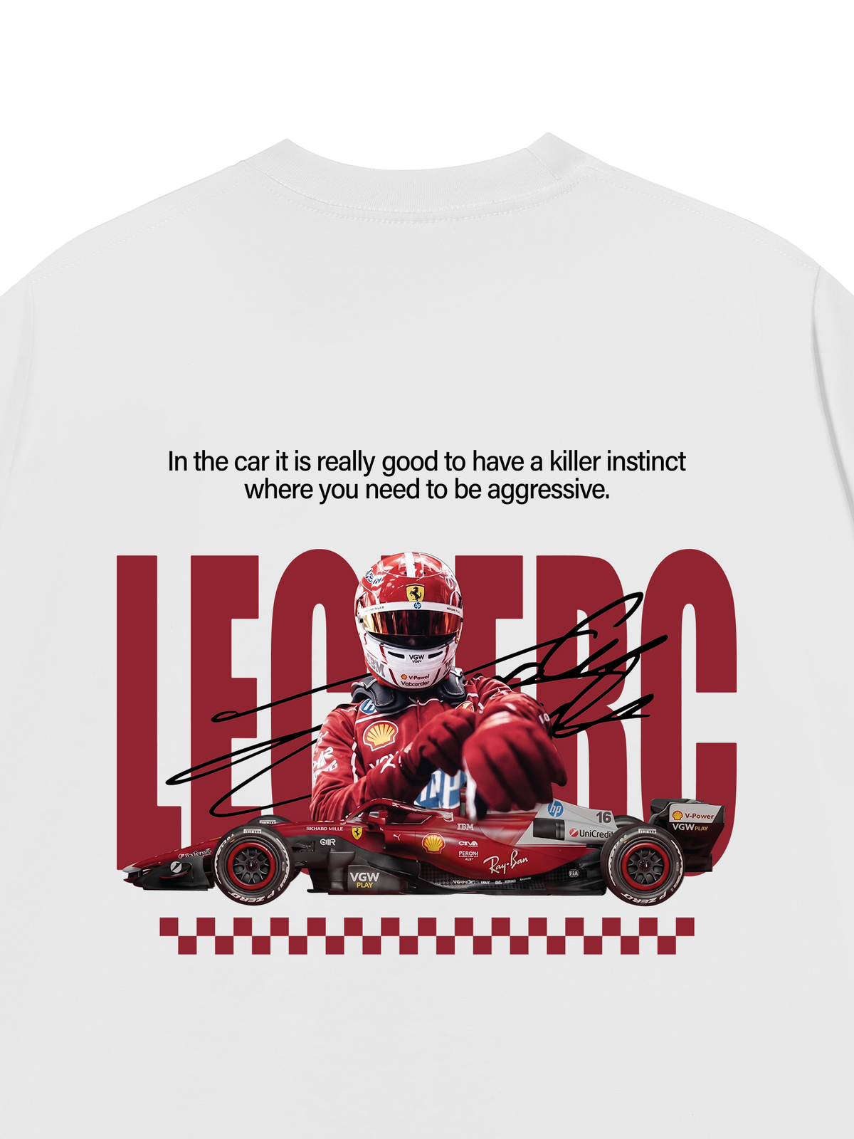 Áo Thun Relaxed Fit Car Leclerc