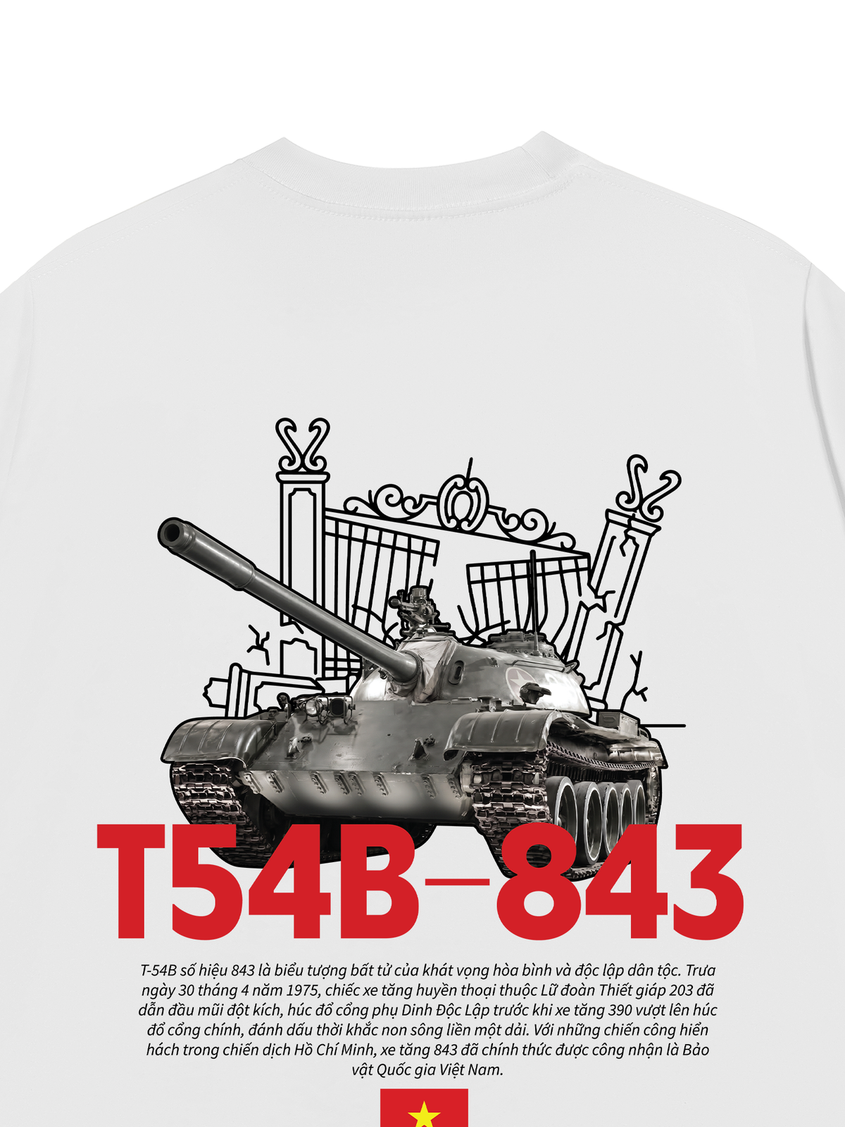 Áo Thun Relaxed Fit Việt Nam T54B-843