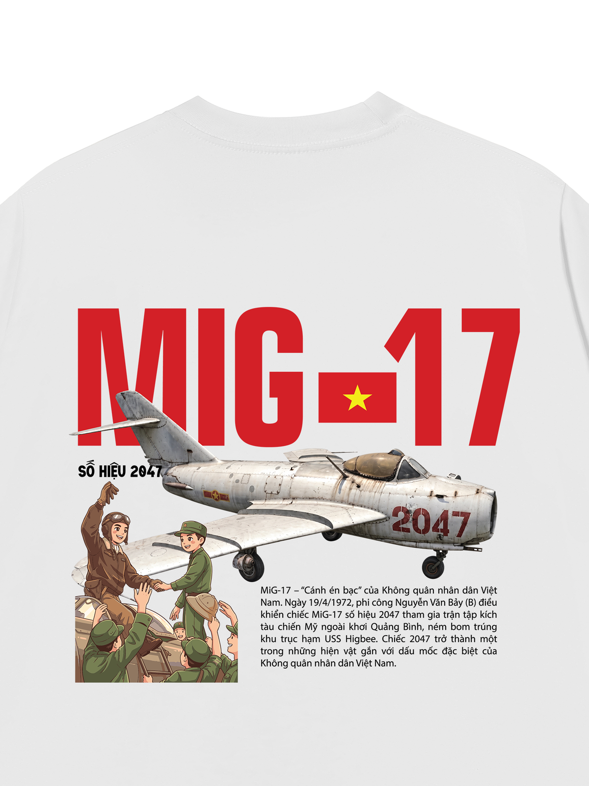 Áo Thun Relaxed Fit Mig-17