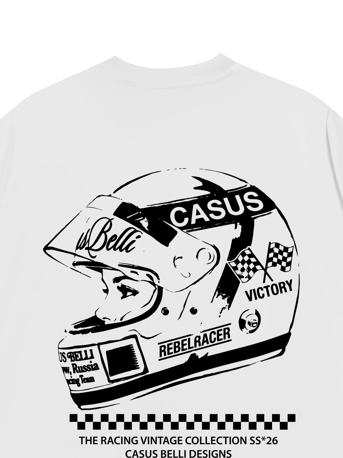 Áo Thun Relaxed Fit Car Racing Vibes