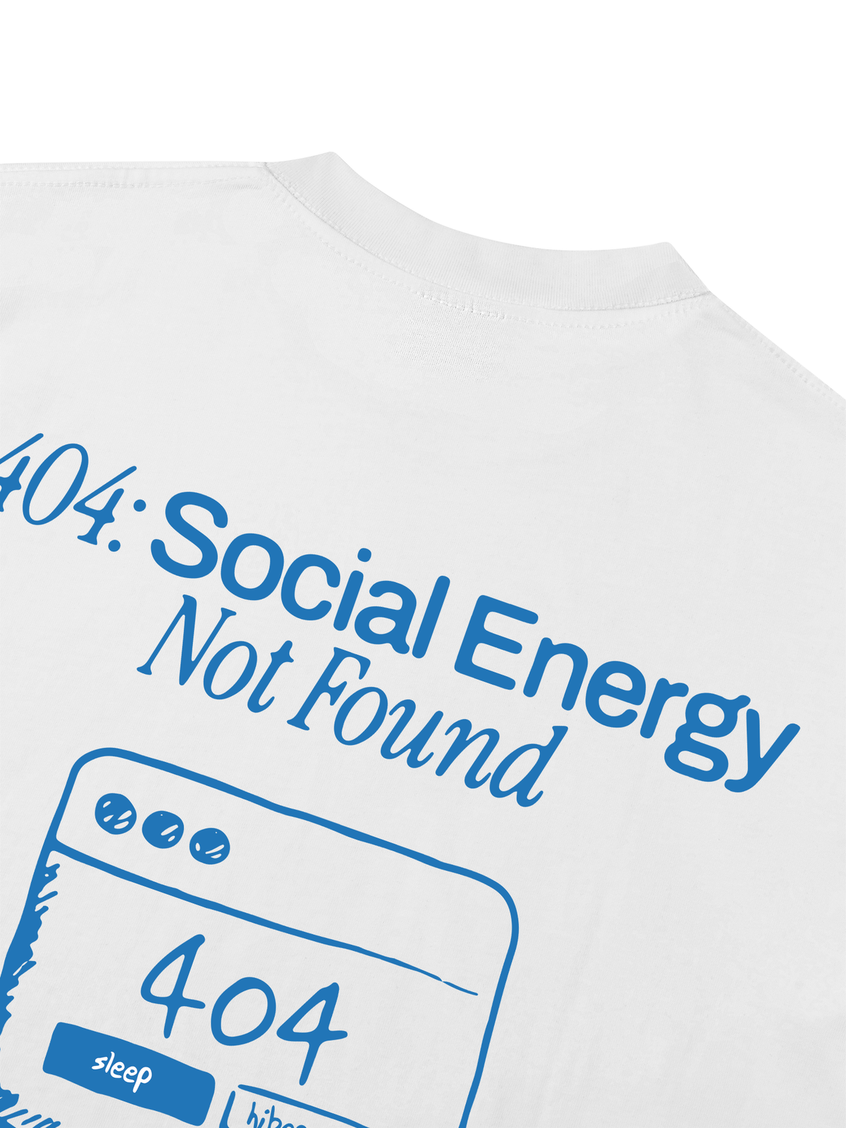 Áo Thun Boxy Social Energy Not Found