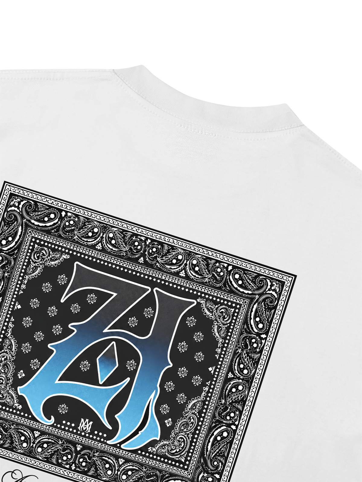 Áo Thun Boxy Hidden Meaning Zillion Black Blue Bandana