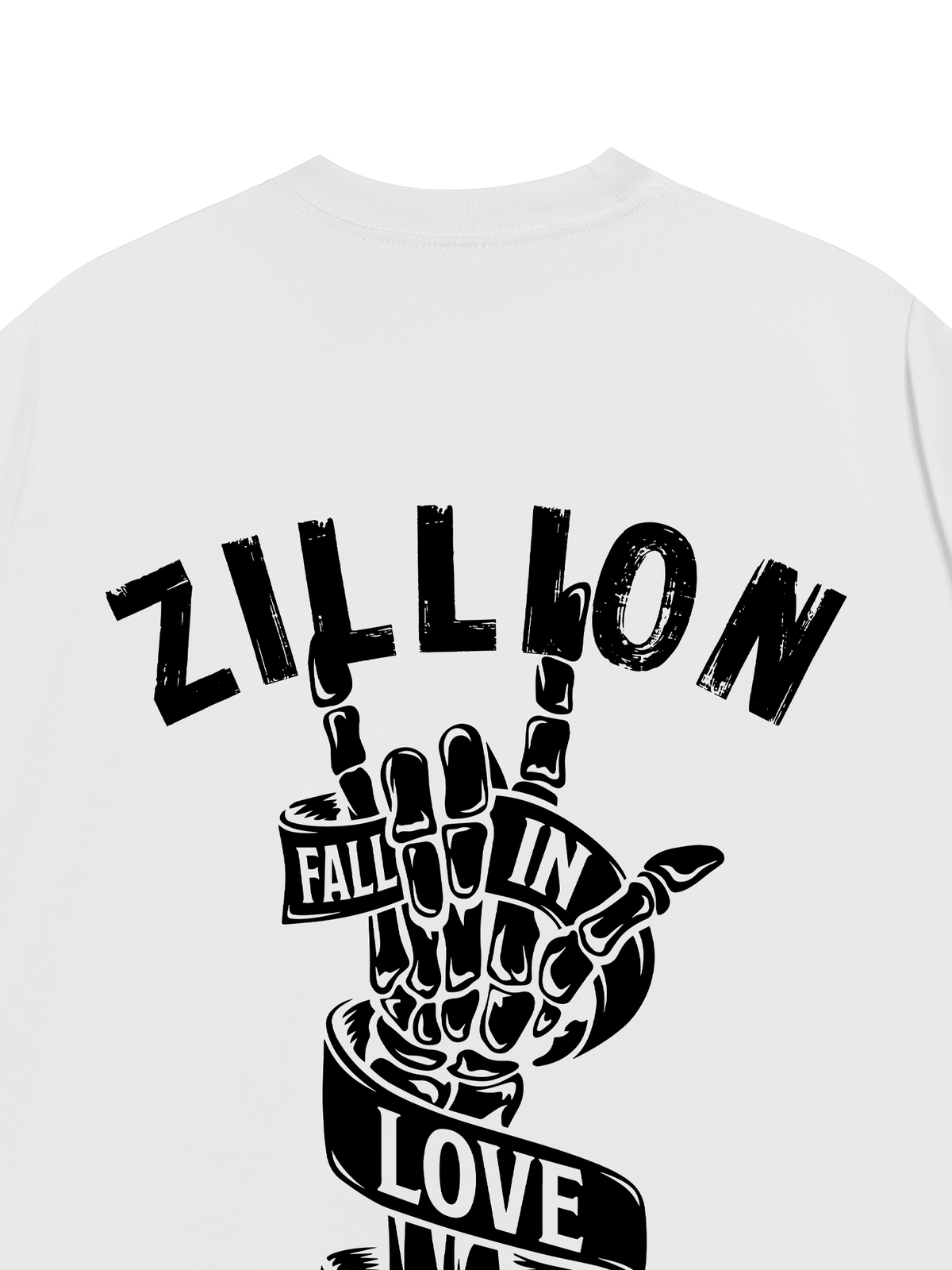 Áo Thun Relaxed Fit Skull Fall In Love